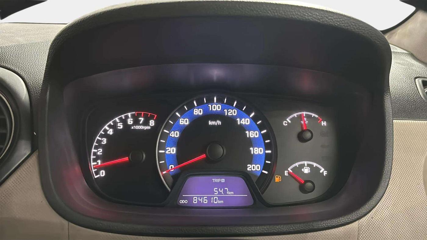 2014 Hyundai Xcent S (O) 1.2, Petrol, Manual, 84,641 km, Odometer Image