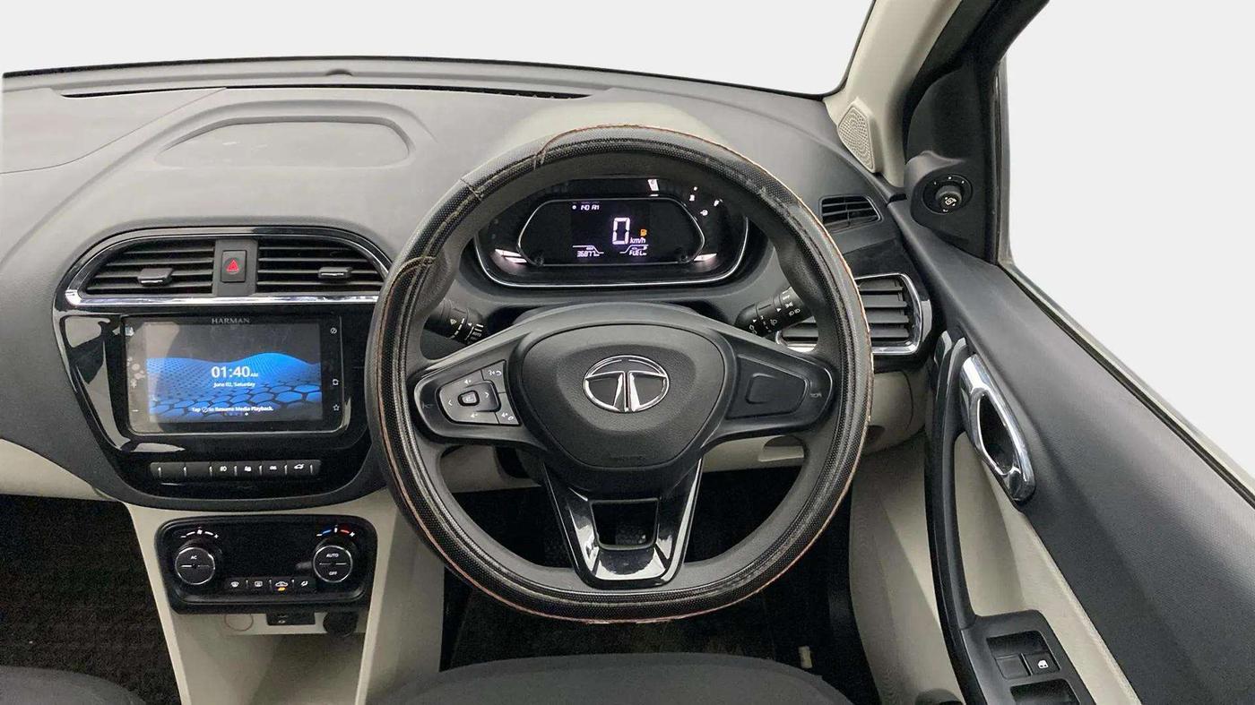2022 Tata TIGOR XZ PLUS CNG, CNG, Manual, 36,876 km, Steering Wheel Close Up
