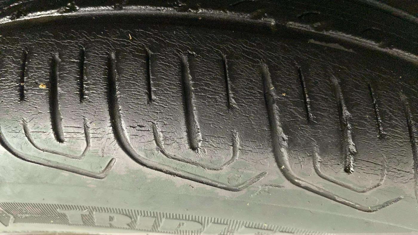2022 Tata TIGOR XZ PLUS CNG, CNG, Manual, 36,876 km, Right Rear Tyre Tread