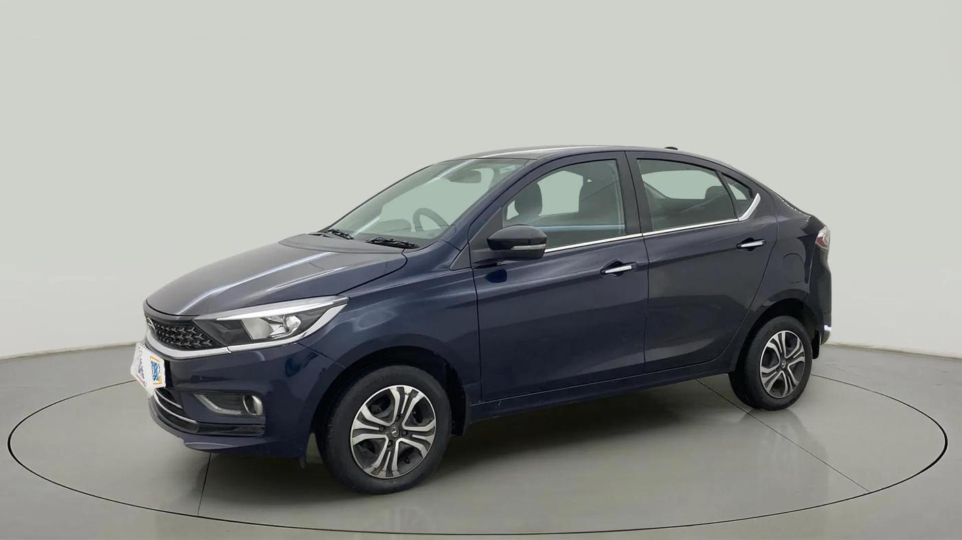 2022 Tata TIGOR XZ PLUS CNG, CNG, Manual, 36,876 km, Left Front Diagonal
