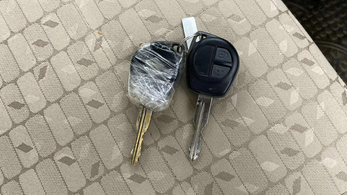 2017 Maruti Wagon R 1.0 VXI, Petrol, Manual, 64,327 km, Key Close Up