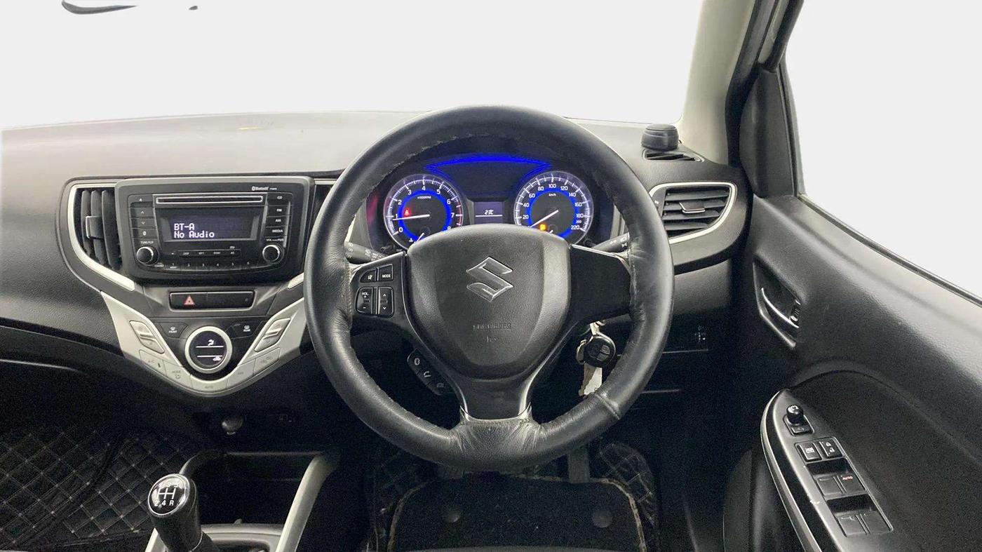 2018 Maruti Baleno DELTA PETROL 1.2, Petrol, Manual, 38,761 km, Steering Wheel Close Up