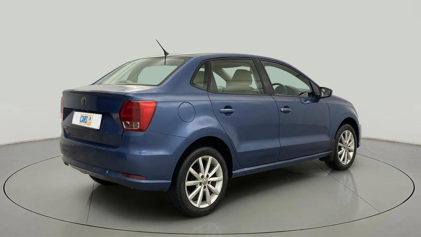 2017 Volkswagen Ameo HIGHLINE1.2L PLUS 16 ALLOY, Petrol, Manual, 28,060 km, Right Back Diagonal