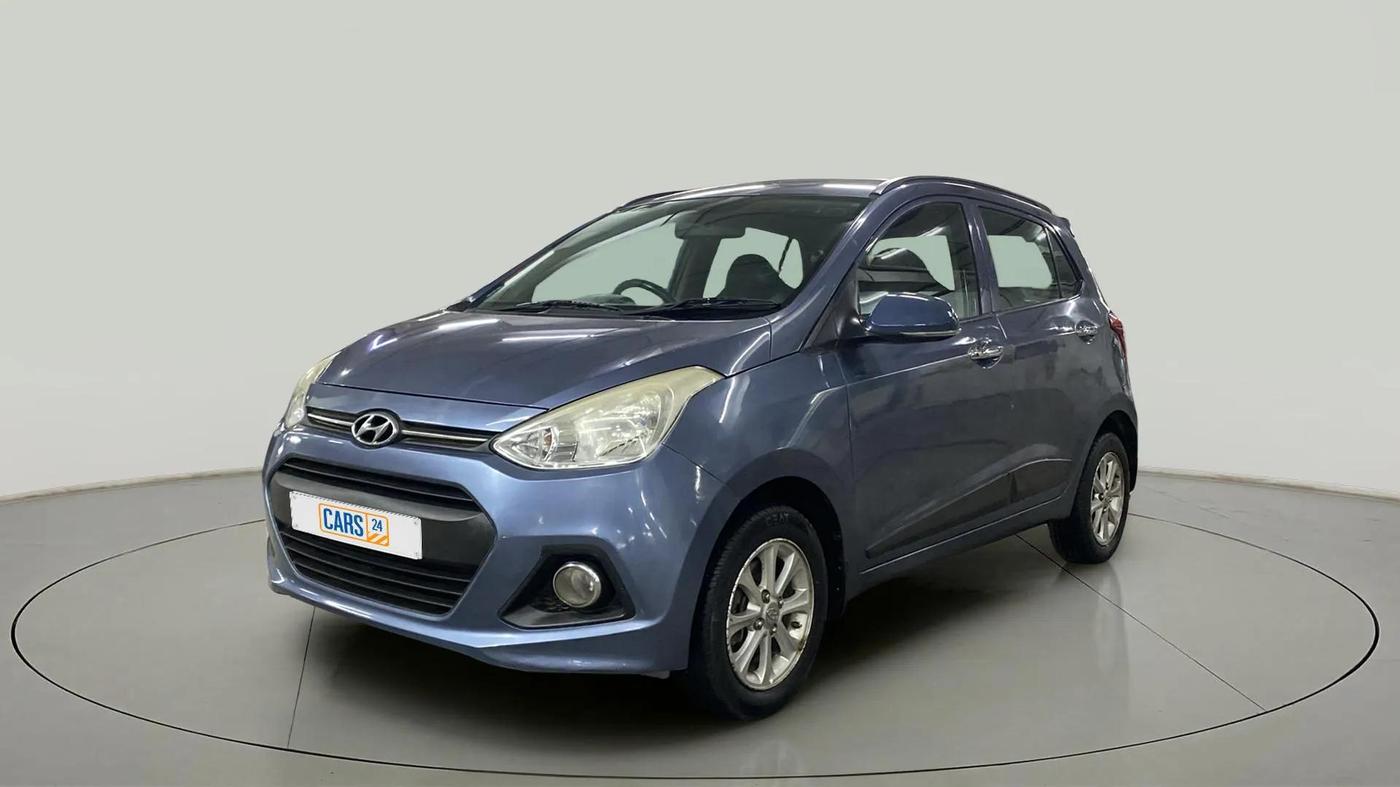 2015 Hyundai Grand i10 ASTA 1.2 KAPPA VTVT, CNG, Manual, 53,062 km, Left Front Diagonal