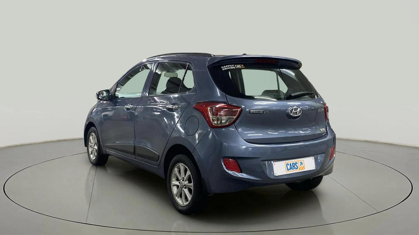 2015 Hyundai Grand i10 ASTA 1.2 KAPPA VTVT, CNG, Manual, 53,062 km, Left Back Diagonal