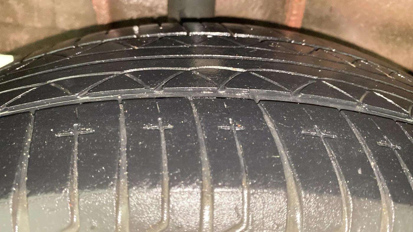 2021 Tata Tiago XZA PLUS PETROL, Petrol, Automatic, 80,295 km, Right Rear Tyre Tread