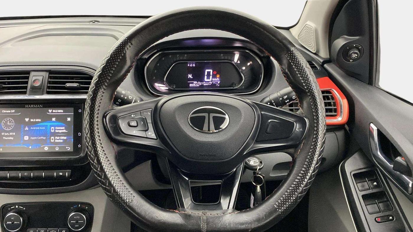 2021 Tata Tiago XZA PLUS PETROL, Petrol, Automatic, 80,295 km, Steering Wheel Close Up