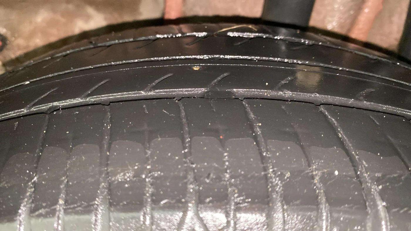2021 Tata Tiago XZA PLUS PETROL, Petrol, Automatic, 80,295 km, Left Rear Tyre Tread
