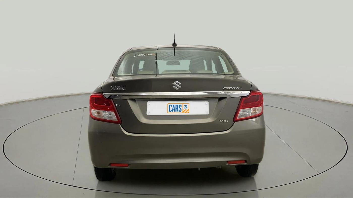 2017 Maruti Dzire VXI, Petrol, Manual, 49,587 km, Back/Rear