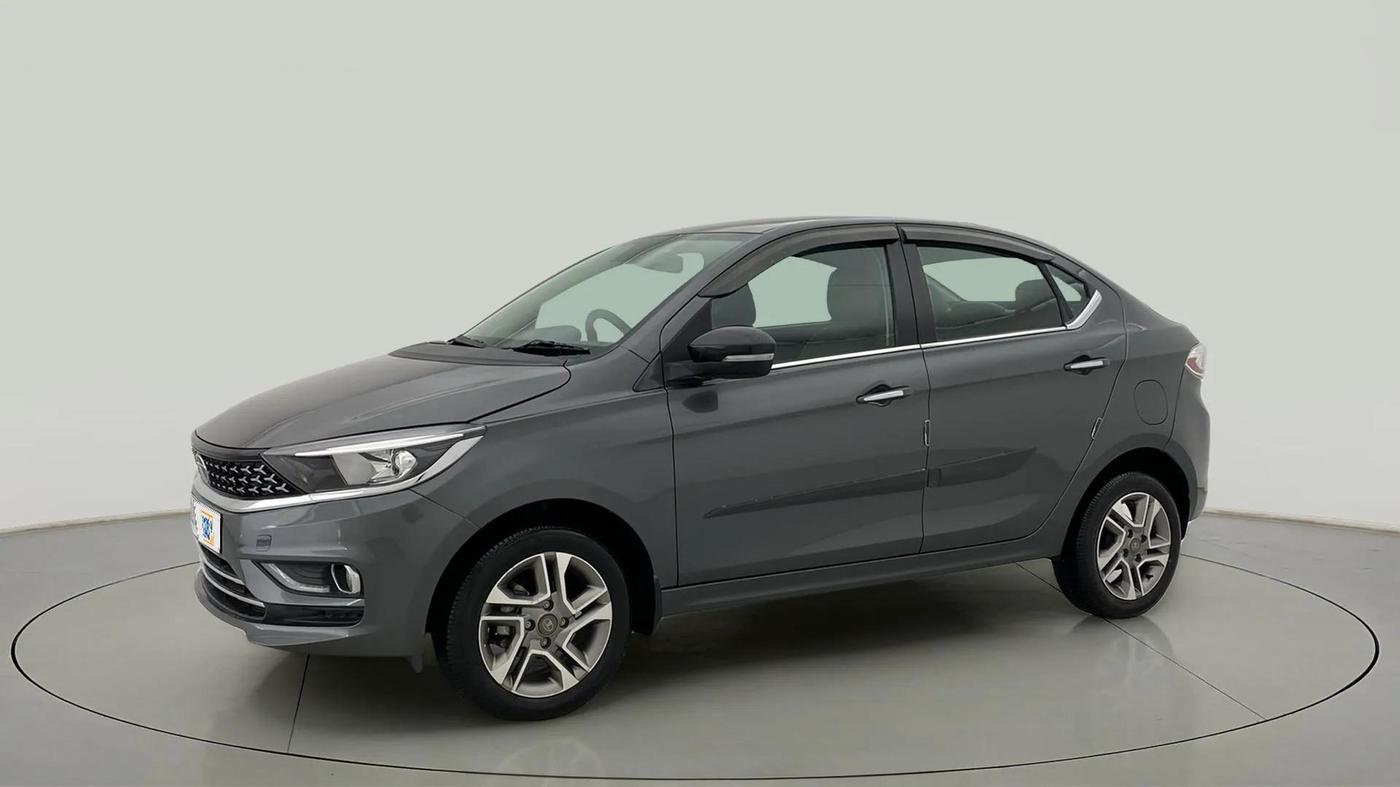 2023 Tata TIGOR XZ PLUS PETROL, Petrol, Manual, 2,254 km, Left Front Diagonal