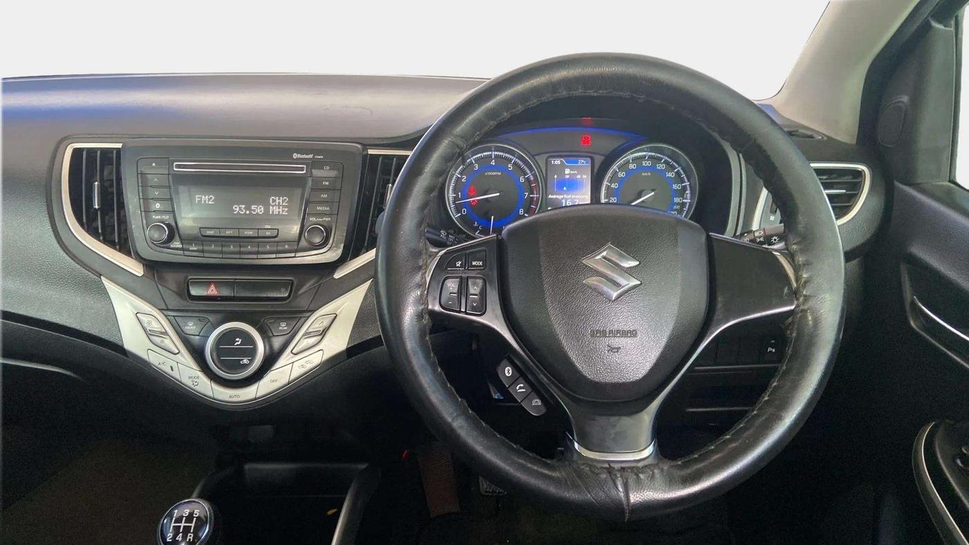 2017 Maruti Baleno ZETA PETROL 1.2, Petrol, Manual, 67,891 km, Steering Wheel Close Up