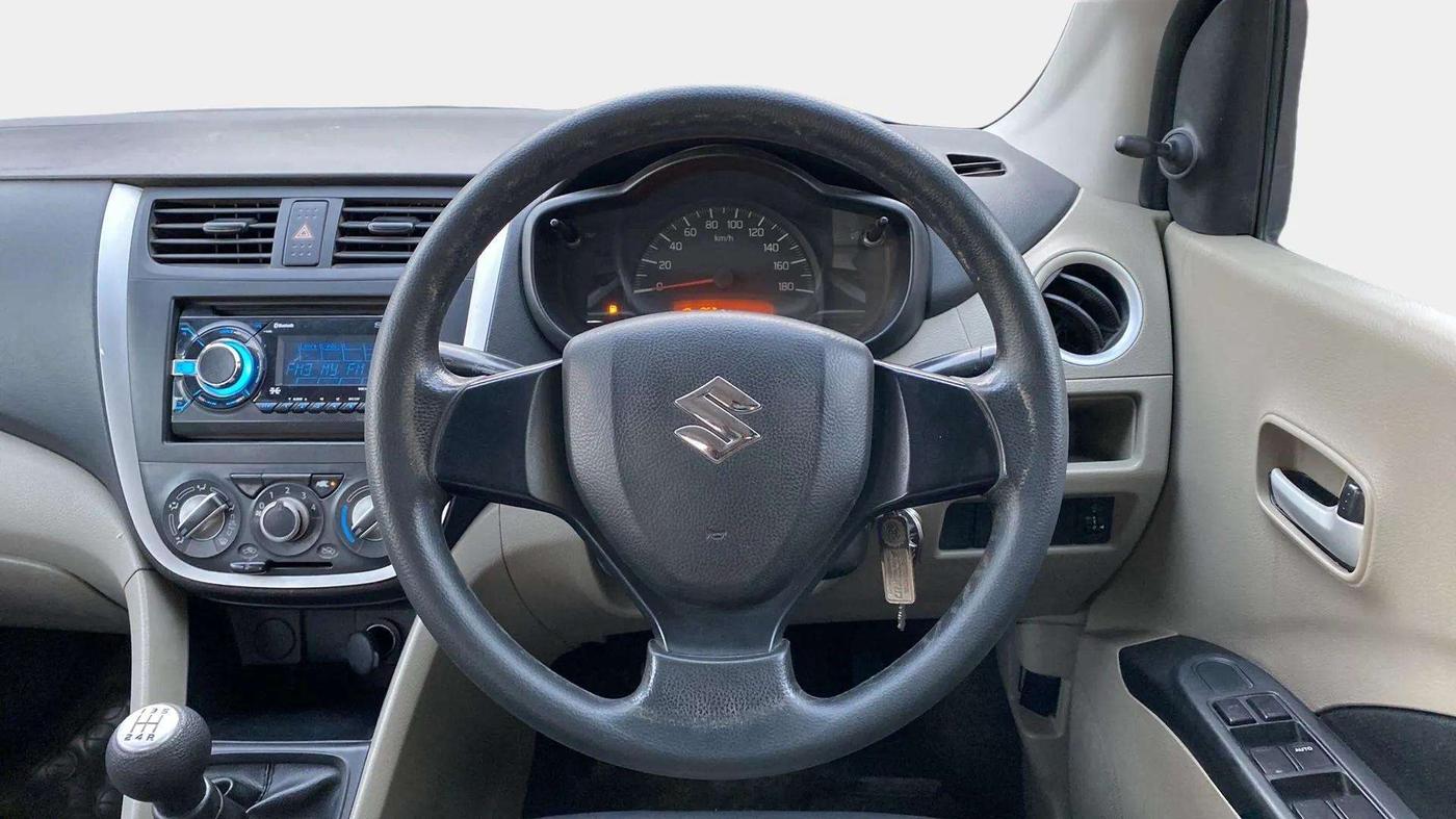 2015 Maruti Celerio VXI, Petrol, Manual, 87,429 km, Steering Wheel Close Up
