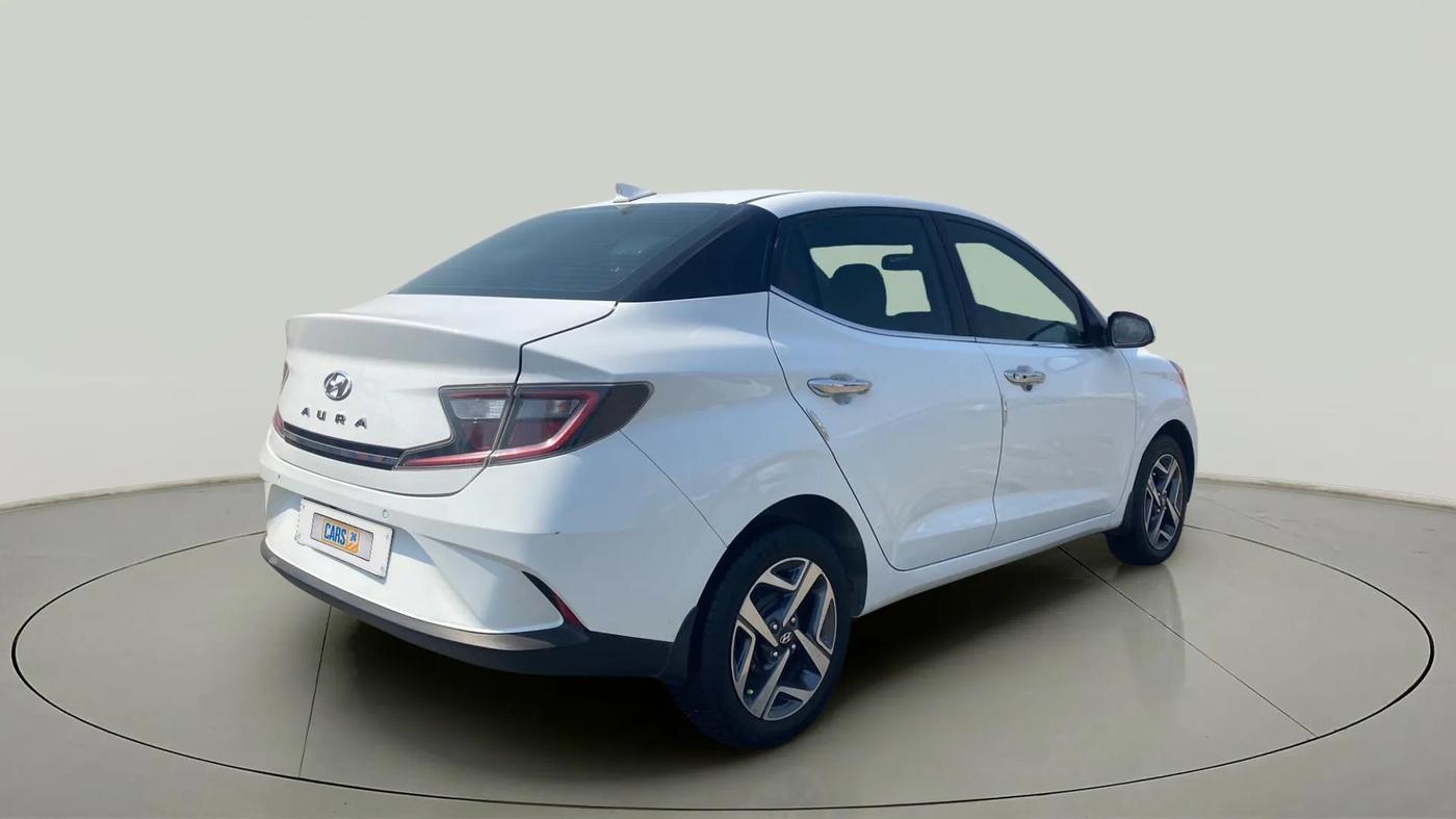 2022 Hyundai AURA SX 1.2, Petrol, Manual, 46,648 km, Right Back Diagonal