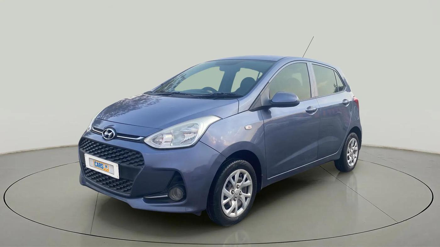 2017 Hyundai Grand i10 SPORTZ 1.2 KAPPA VTVT, Petrol, Manual, 68,107 km, Left Front Diagonal