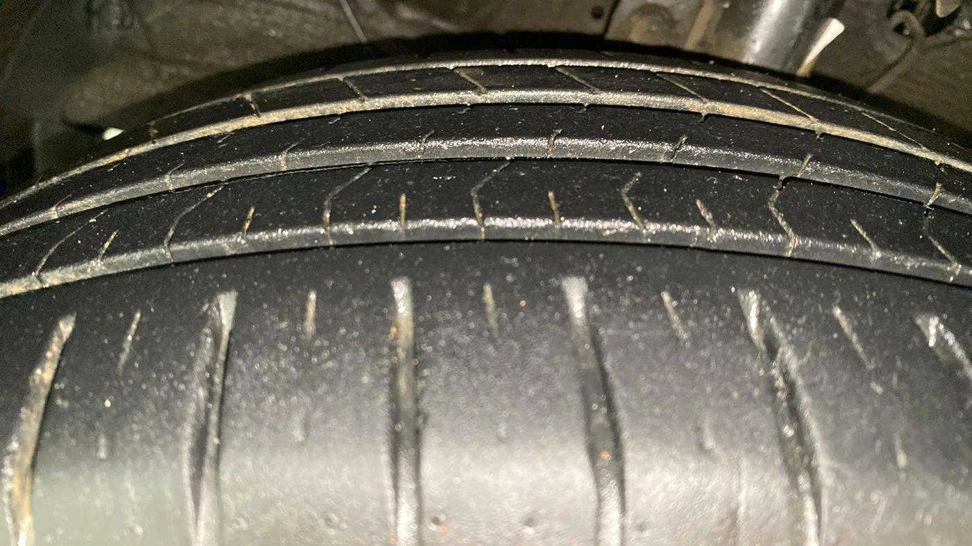 2021 Maruti Baleno ZETA CVT PETROL 1.2, Petrol, Automatic, 38,028 km, Left Front Tyre Tread