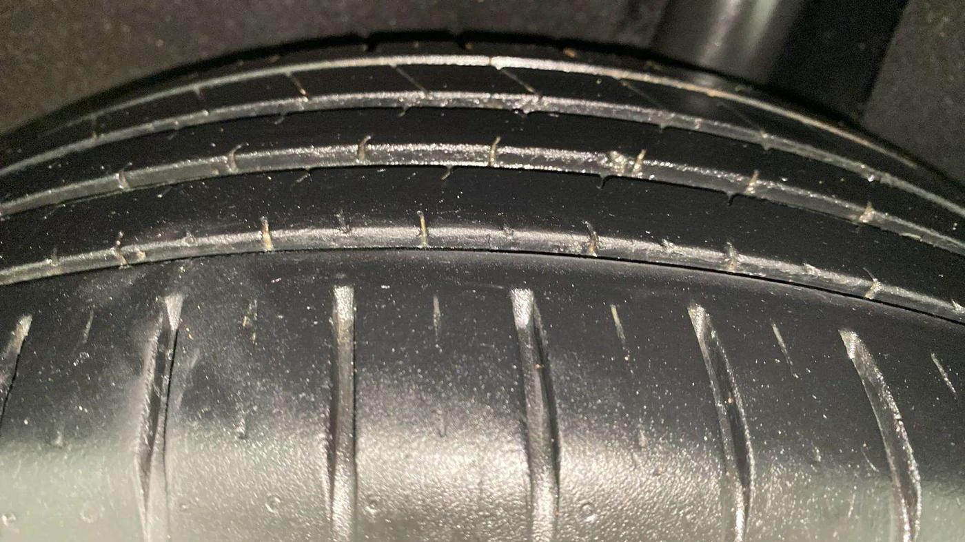 2021 Maruti Baleno ZETA CVT PETROL 1.2, Petrol, Automatic, 38,028 km, Left Rear Tyre Tread