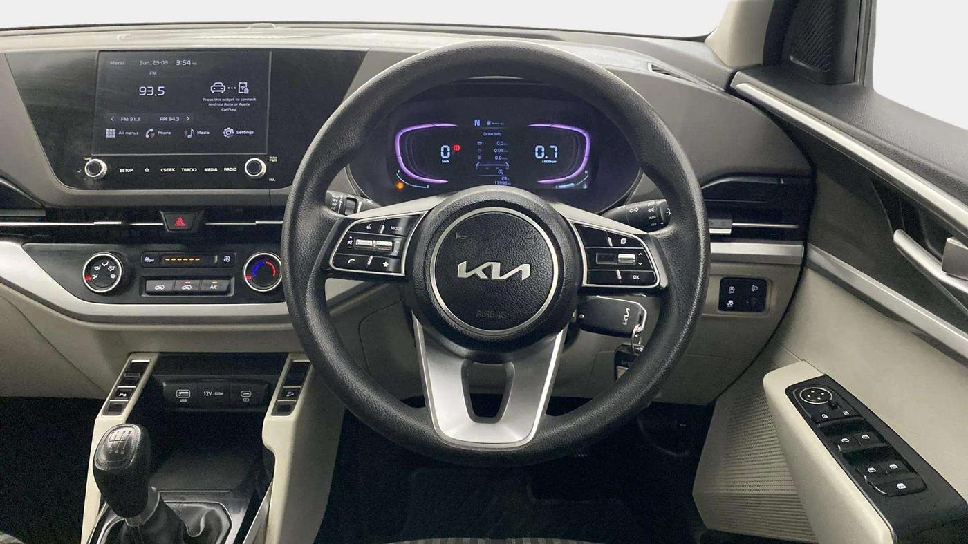2024 KIA CARENS PRESTIGE 1.5 DIESEL IMT 7 STR, Diesel, Manual, 18,825 km, Steering Wheel Close Up