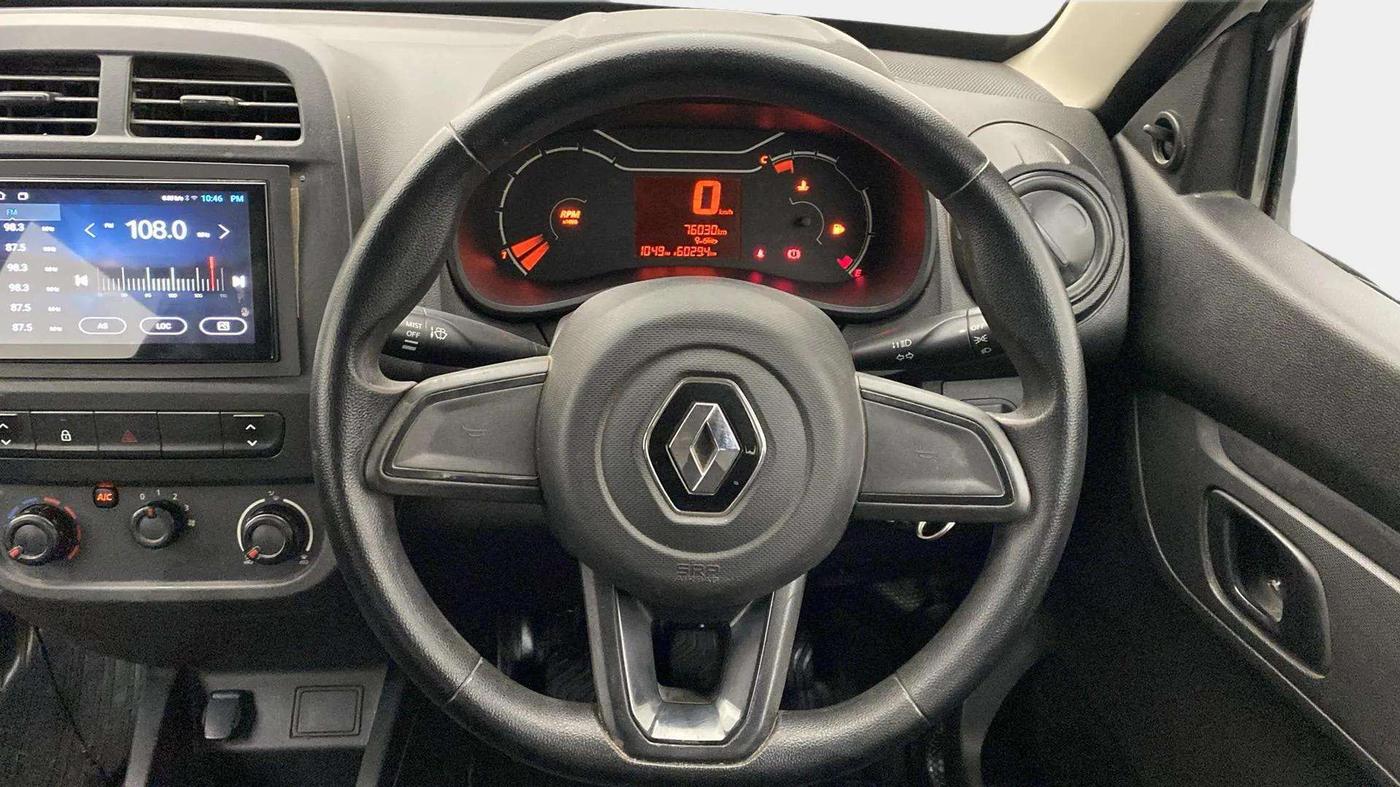 2022 Renault Kwid RXL, Petrol, Manual, 76,409 km, Steering Wheel Close Up