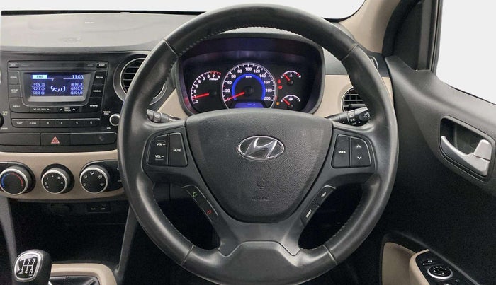 2016 Hyundai Grand i10 ASTA (O) 1.2 KAPPA VTVT, Petrol, Manual, 57,975 km, Steering Wheel Close Up
