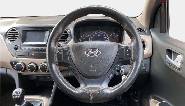 2017 Hyundai Grand i10 SPORTZ 1.2 KAPPA VTVT, Petrol, Manual, 75,318 km, Steering Wheel Close Up
