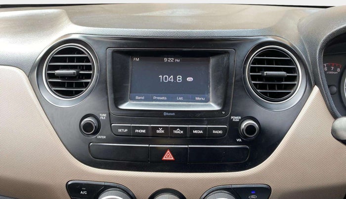 2017 Hyundai Grand i10 SPORTZ 1.2 KAPPA VTVT, Petrol, Manual, 75,318 km, Air Conditioner
