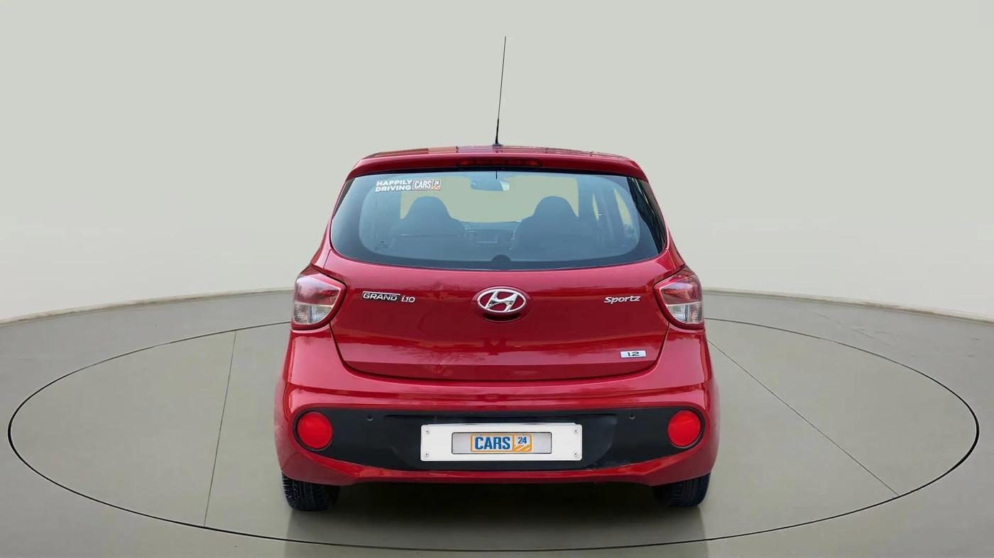 2017 Hyundai Grand i10 SPORTZ 1.2 KAPPA VTVT, Petrol, Manual, 75,228 km, Back/Rear