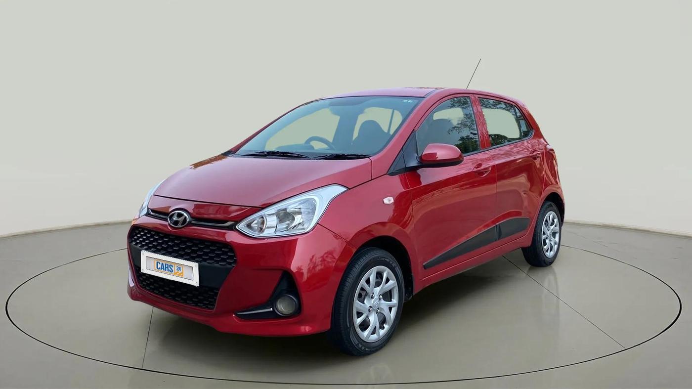 2017 Hyundai Grand i10 SPORTZ 1.2 KAPPA VTVT, Petrol, Manual, 75,228 km, Left Front Diagonal