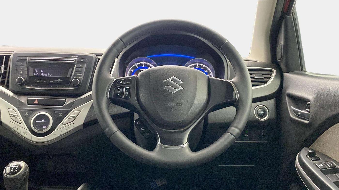 2016 Maruti Baleno ZETA PETROL 1.2, Petrol, Manual, 44,501 km, Steering Wheel Close Up