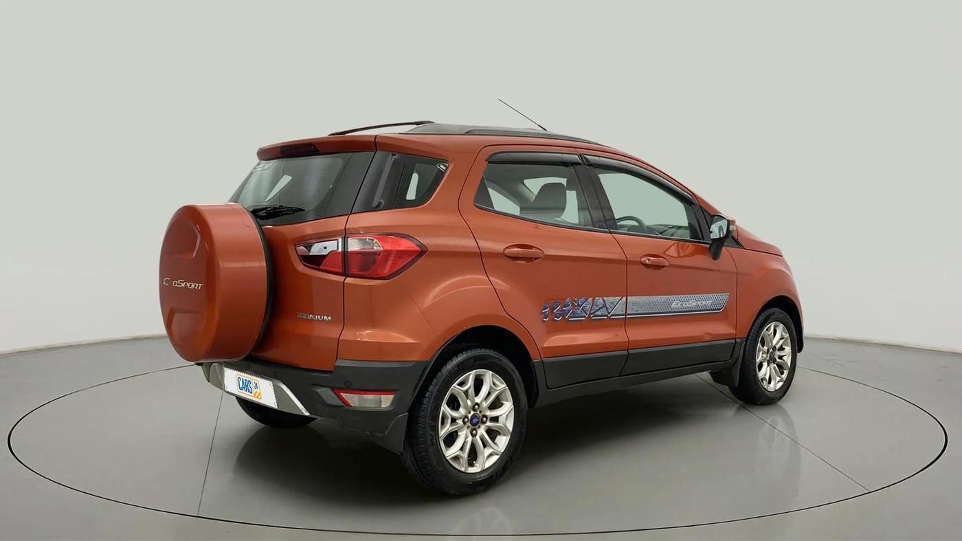 2015 Ford Ecosport TITANIUM 1.5L PETROL AT, Petrol, Automatic, 65,446 km, Right Back Diagonal