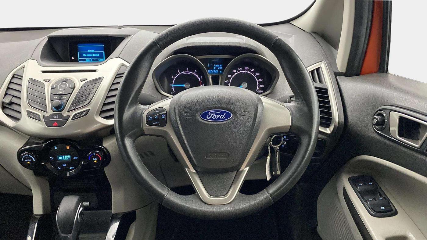2015 Ford Ecosport TITANIUM 1.5L PETROL AT, Petrol, Automatic, 65,446 km, Steering Wheel Close Up
