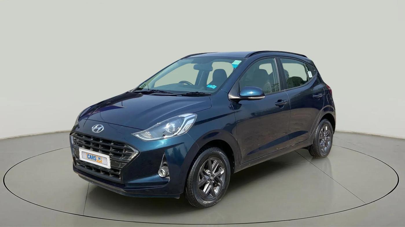 2022 Hyundai GRAND I10 NIOS SPORTZ AMT 1.2 KAPPA VTVT, Petrol, Automatic, 31,988 km, Left Front Diagonal