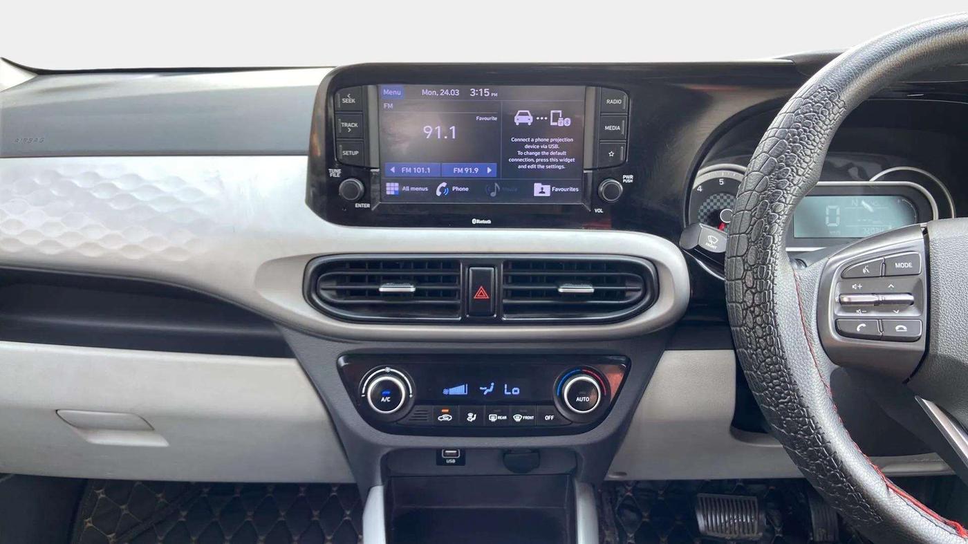 2022 Hyundai GRAND I10 NIOS SPORTZ AMT 1.2 KAPPA VTVT, Petrol, Automatic, 31,988 km, Air Conditioner