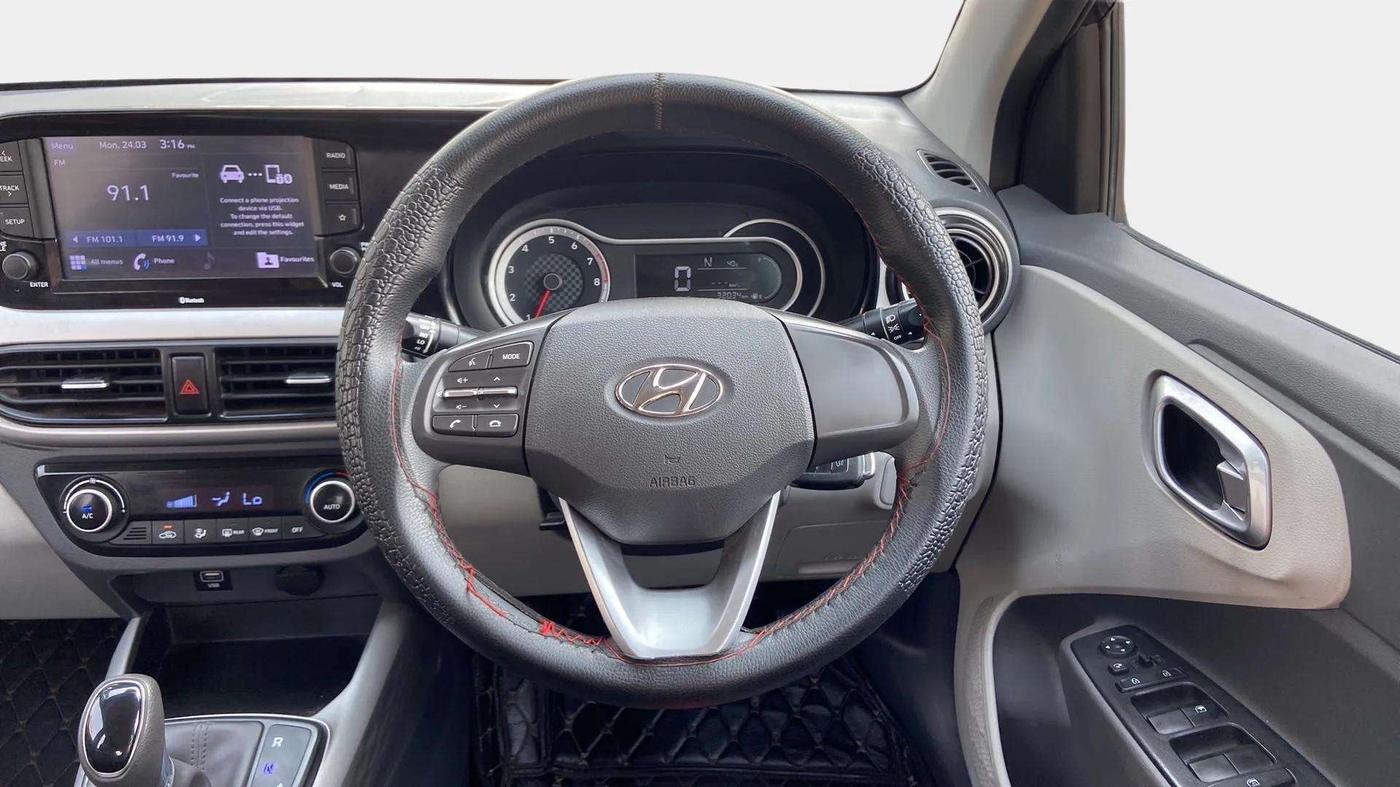 2022 Hyundai GRAND I10 NIOS SPORTZ AMT 1.2 KAPPA VTVT, Petrol, Automatic, 31,988 km, Steering Wheel Close Up