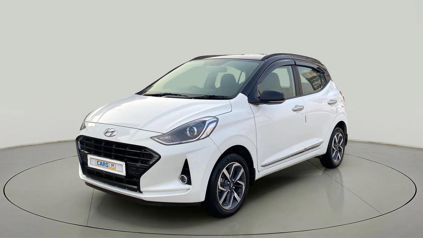 2022 Hyundai GRAND I10 NIOS SPORTZ 1.2 KAPPA VTVT DUAL TONE, Petrol, Manual, 14,820 km, Left Front Diagonal