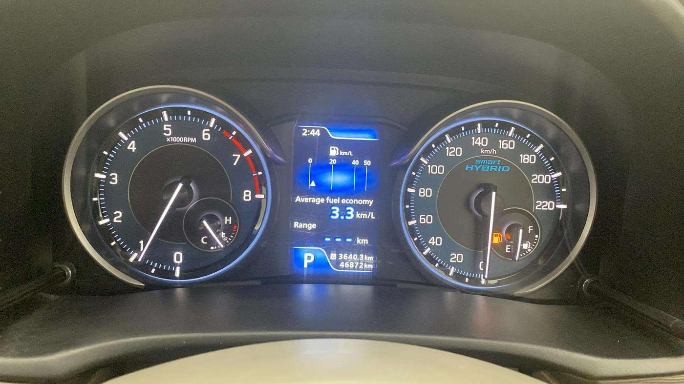 2021 Maruti Ertiga VXI AT SHVS, Petrol, Automatic, 47,165 km, Odometer Image