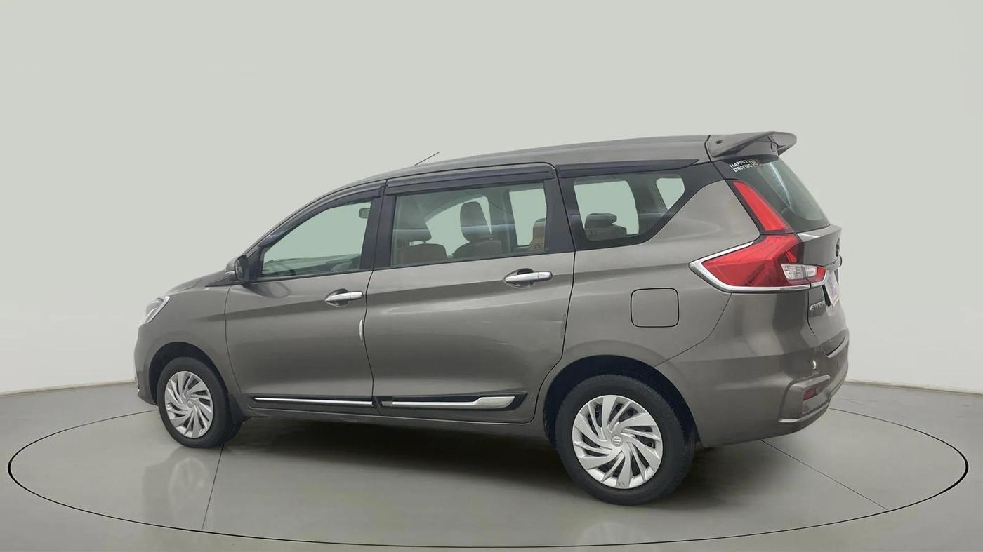 2021 Maruti Ertiga VXI AT SHVS, Petrol, Automatic, 47,165 km, Left Back Diagonal