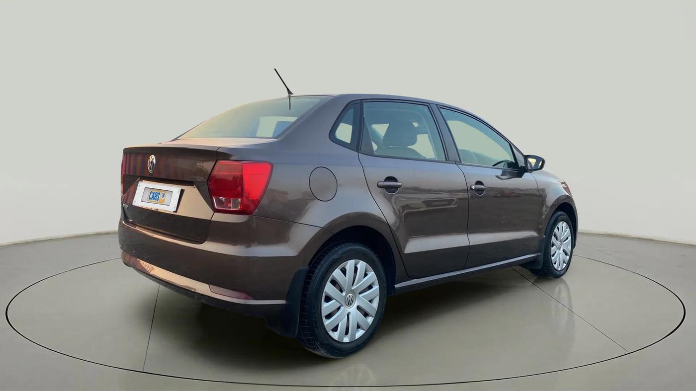 2018 Volkswagen Ameo COMFORTLINE 1.0L, Petrol, Manual, 56,208 km, Right Back Diagonal
