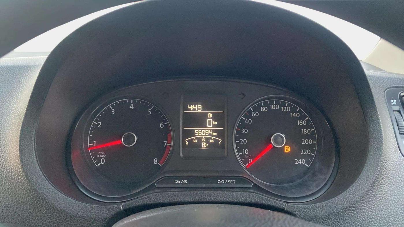 2018 Volkswagen Ameo COMFORTLINE 1.0L, Petrol, Manual, 56,208 km, Odometer Image