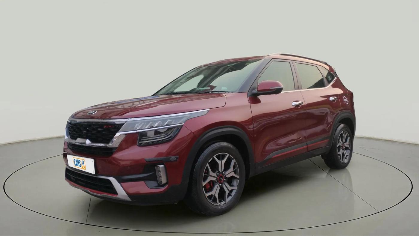 2019 KIA SELTOS GTX PLUS AT 1.5 DIESEL, Diesel, Automatic, 54,813 km, Left Front Diagonal