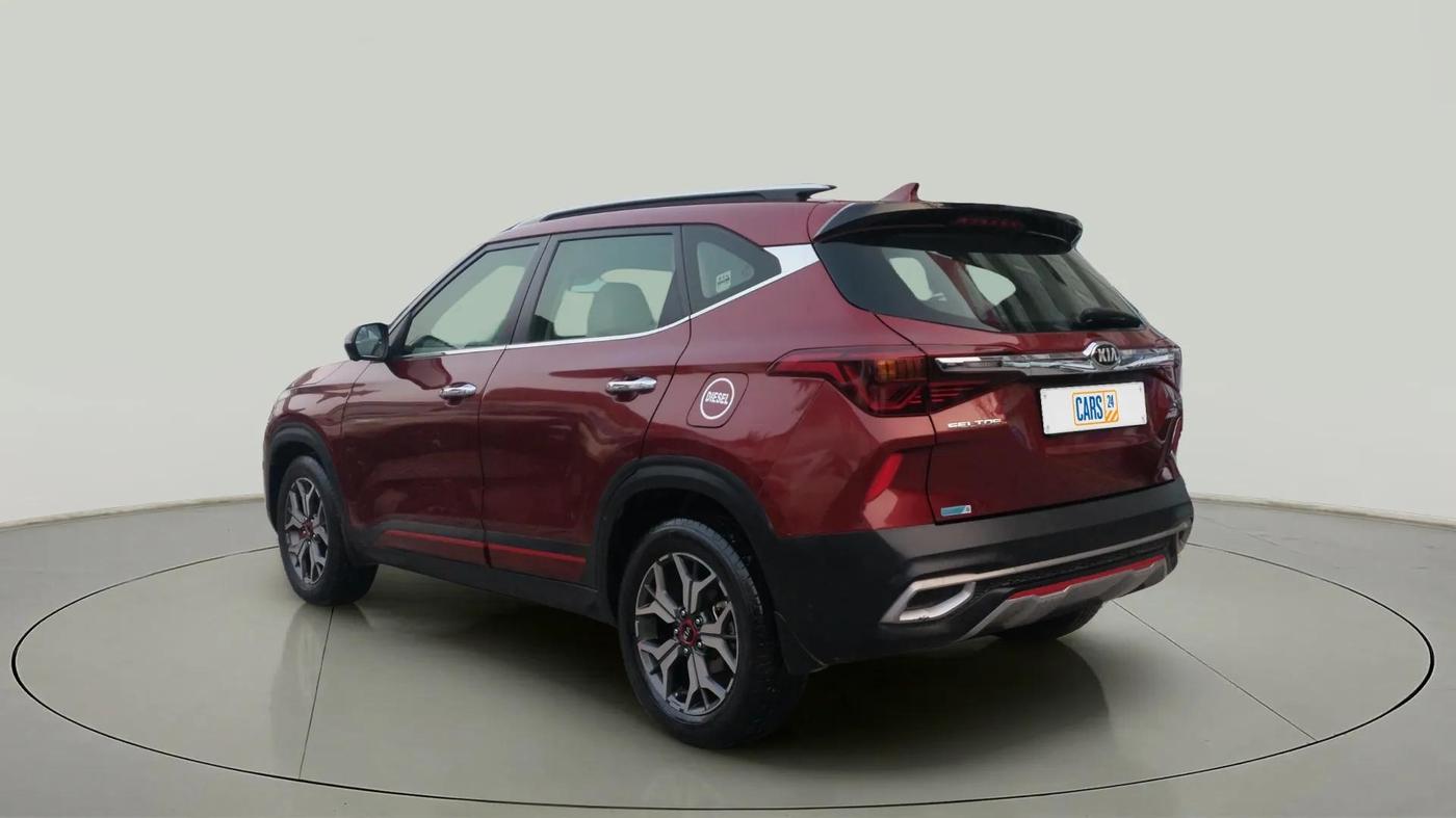 2019 KIA SELTOS GTX PLUS AT 1.5 DIESEL, Diesel, Automatic, 54,813 km, Left Back Diagonal
