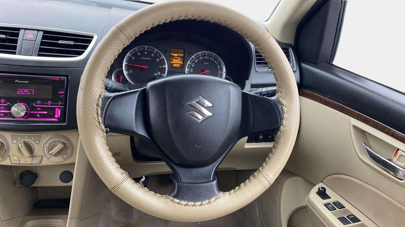 2014 Maruti Swift Dzire VXI, Petrol, Manual, 66,330 km, Steering Wheel Close Up