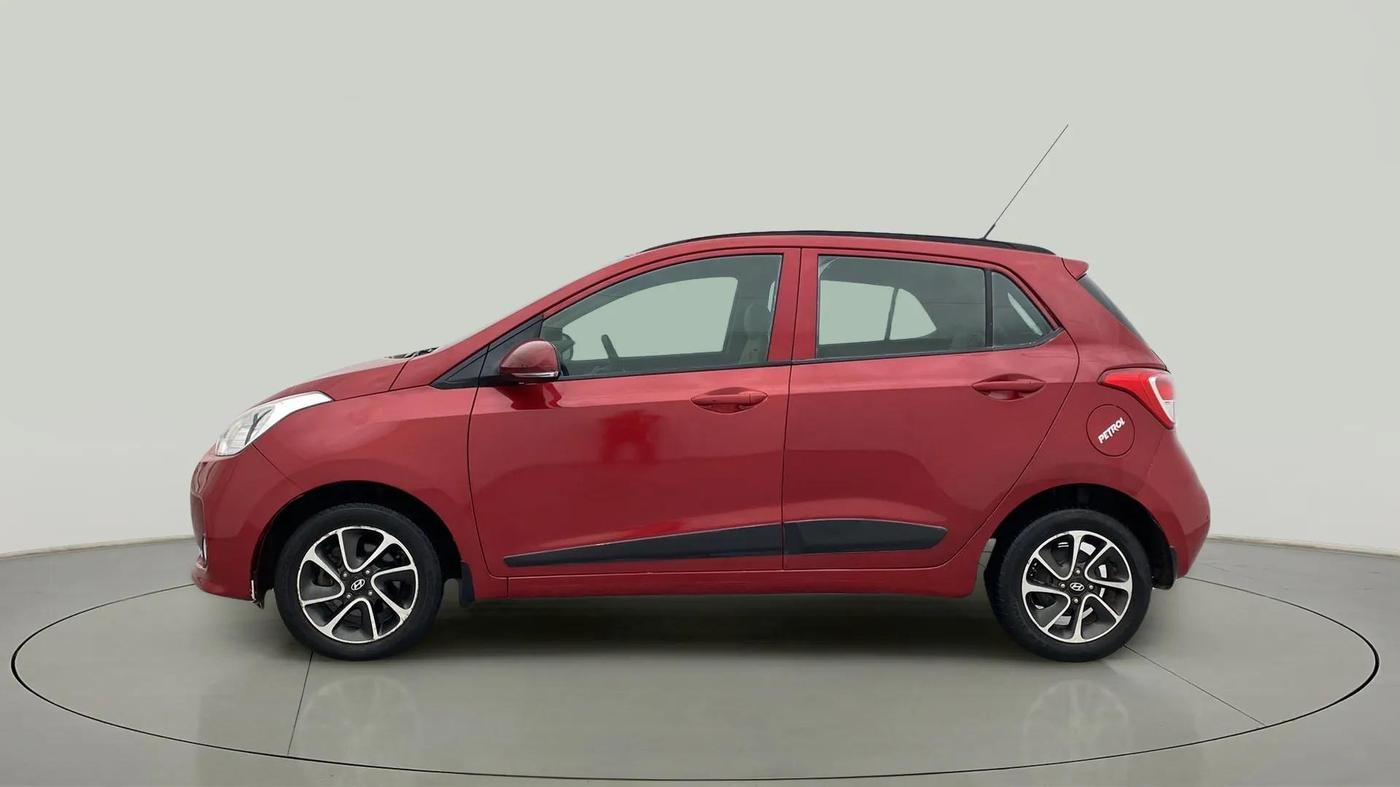 2017 Hyundai Grand i10 SPORTZ (O) AT 1.2 KAPPA VTVT, Petrol, Automatic, 49,078 km, Left Side
