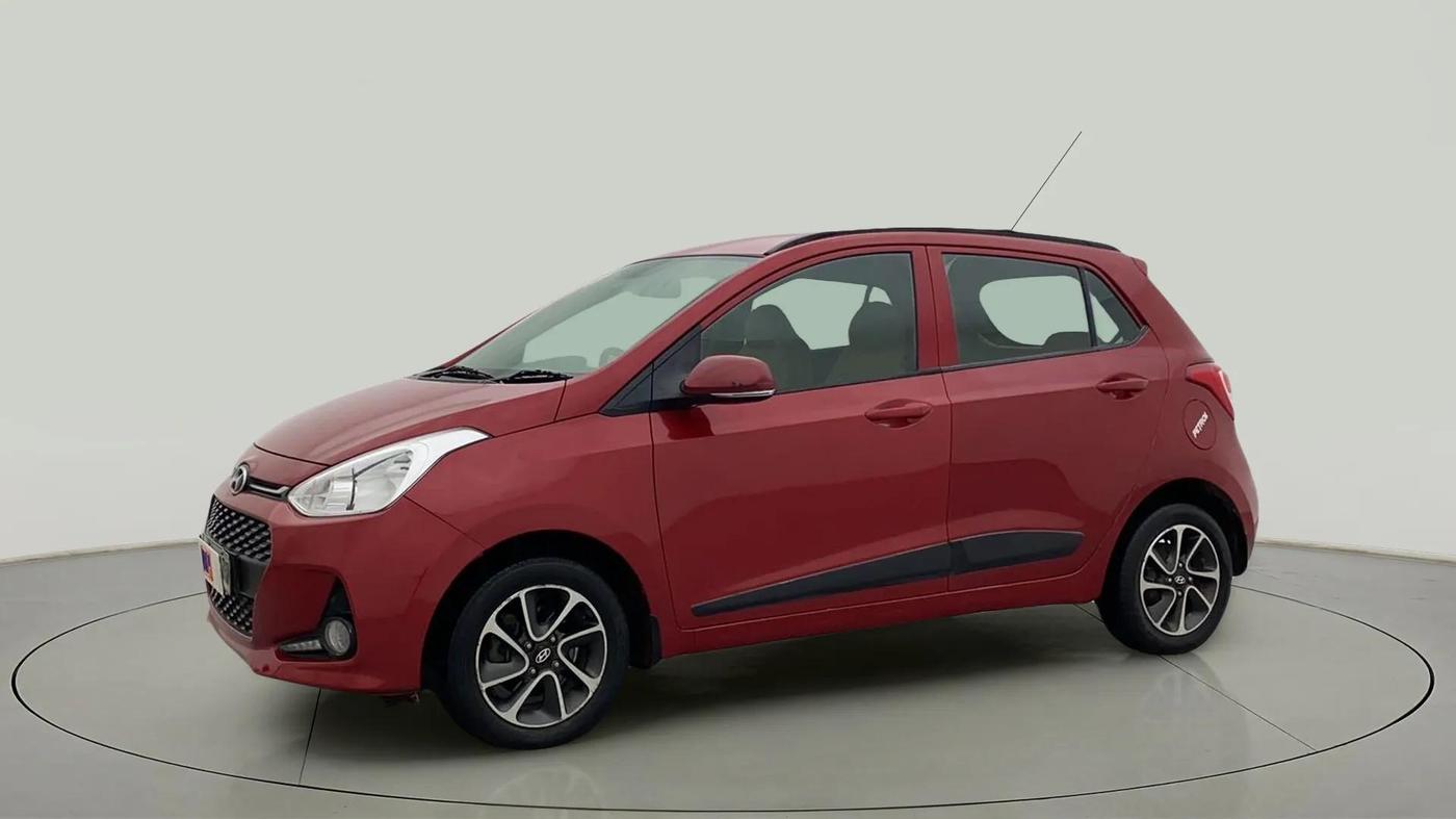 2017 Hyundai Grand i10 SPORTZ (O) AT 1.2 KAPPA VTVT, Petrol, Automatic, 49,078 km, Left Front Diagonal
