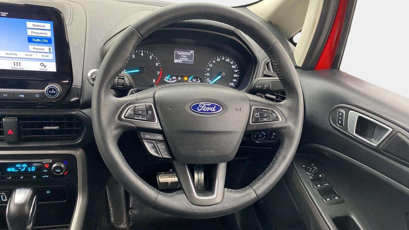 2018 Ford Ecosport TITANIUM + 1.5L PETROL AT, Petrol, Automatic, 45,171 km, Steering Wheel Close Up