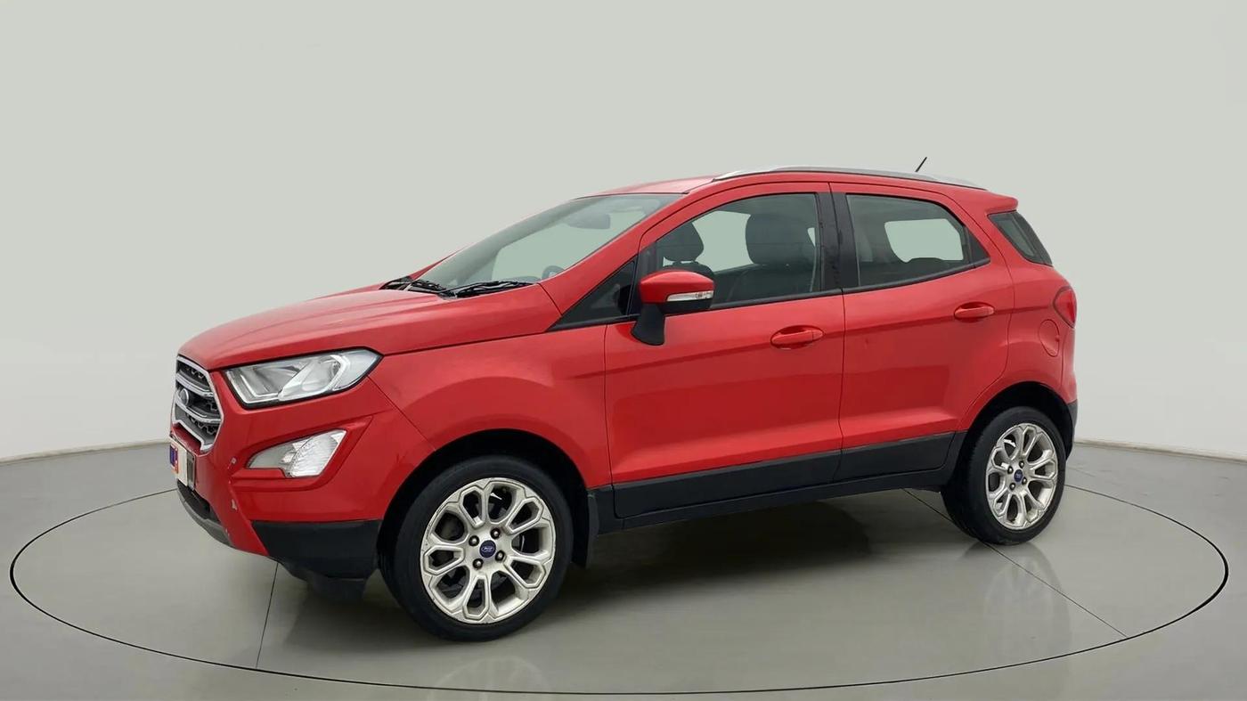 2018 Ford Ecosport TITANIUM + 1.5L PETROL AT, Petrol, Automatic, 45,171 km, Left Front Diagonal