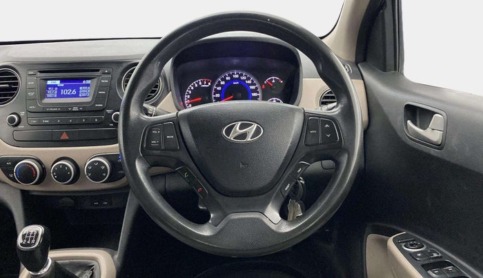 2015 Hyundai Grand i10 SPORTZ 1.2 KAPPA VTVT, Petrol, Manual, 81,521 km, Steering Wheel Close Up