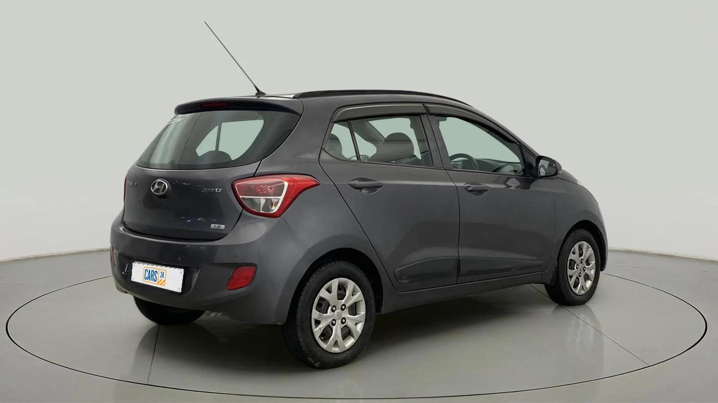 2015 Hyundai Grand i10 SPORTZ 1.2 KAPPA VTVT, Petrol, Manual, 81,443 km, Right Back Diagonal