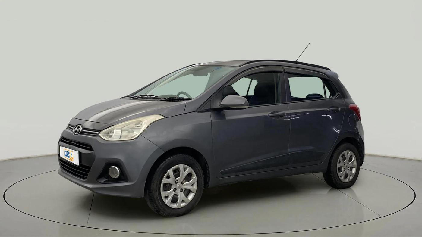 2015 Hyundai Grand i10 SPORTZ 1.2 KAPPA VTVT, Petrol, Manual, 81,443 km, Left Front Diagonal