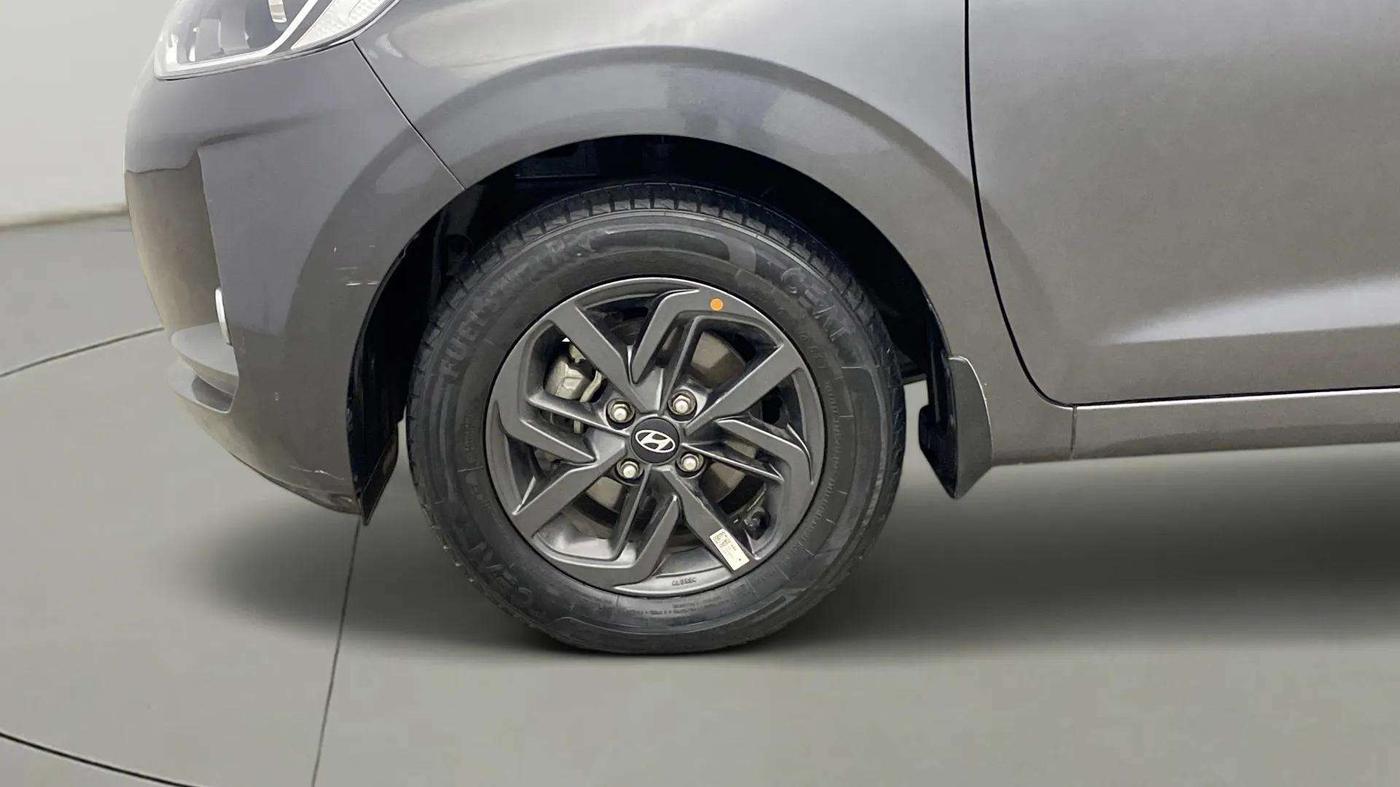 2021 Hyundai GRAND I10 NIOS SPORTZ AMT 1.2 KAPPA VTVT, Petrol, Automatic, 36,979 km, Left Front Wheel