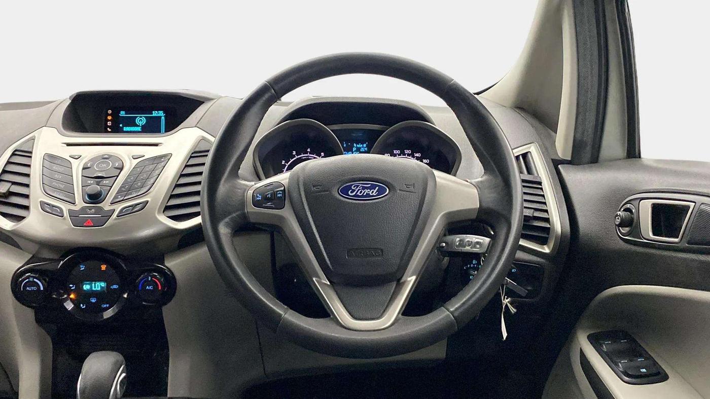 2015 Ford Ecosport TITANIUM 1.5L PETROL AT, Petrol, Automatic, 48,093 km, Steering Wheel Close Up